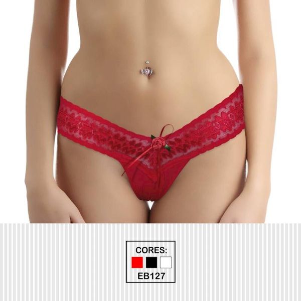 *Calcinha Exibida (EB127) - Vermelho