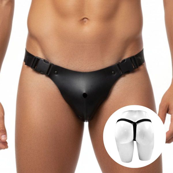 *Cinta Para Prótese Com Furo Para Pino GS (GS1096) - Preta