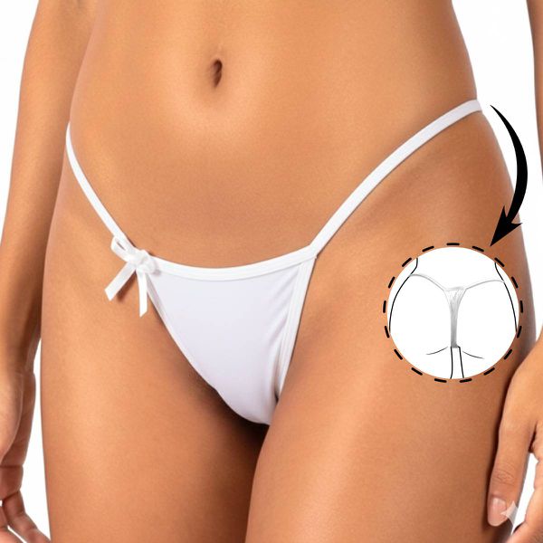 Calcinha em Tule- (LS5018) - Branco