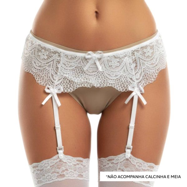 *Cinta Liga Rendada (LS5120) - Branco