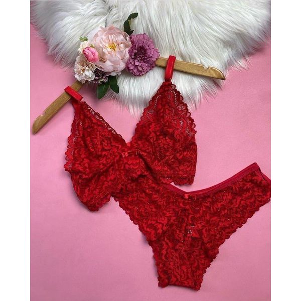 *Conjunto Fernanda (OD013). - Vermelho