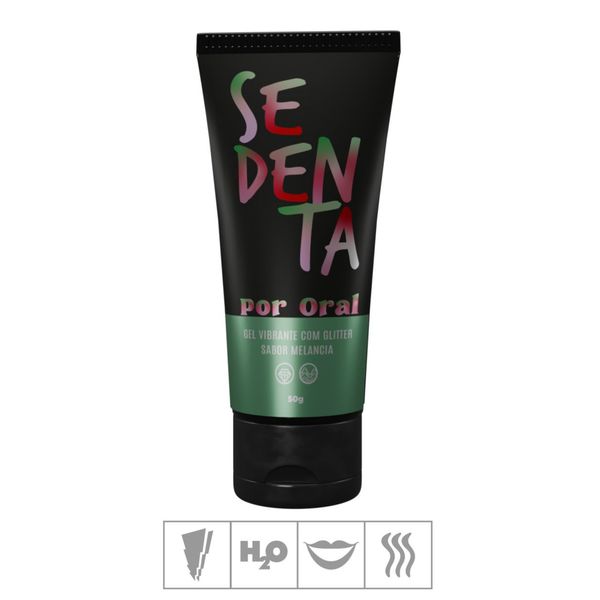 Gel Comestível Sedenta Por Oral Com Glitter 50g (PB535) - Melancia