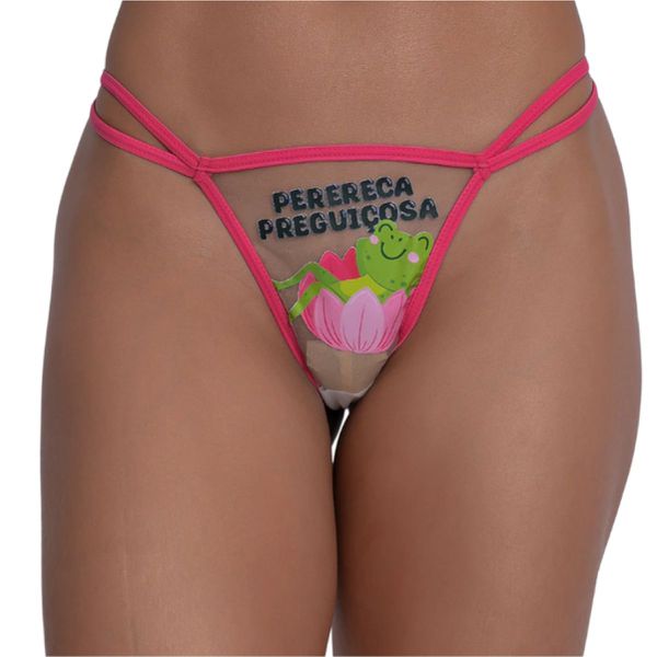 Calcinha Perereca Preguiçosa (PS6973) - Pink