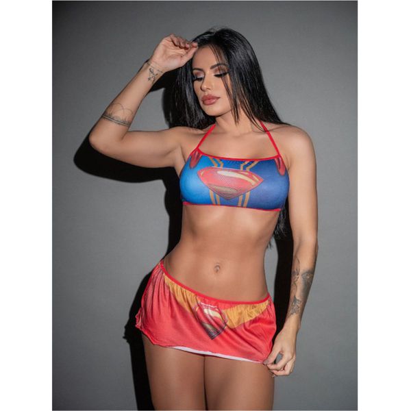 Fantasia Fetiche Super Girl (PS9401). - Padrão