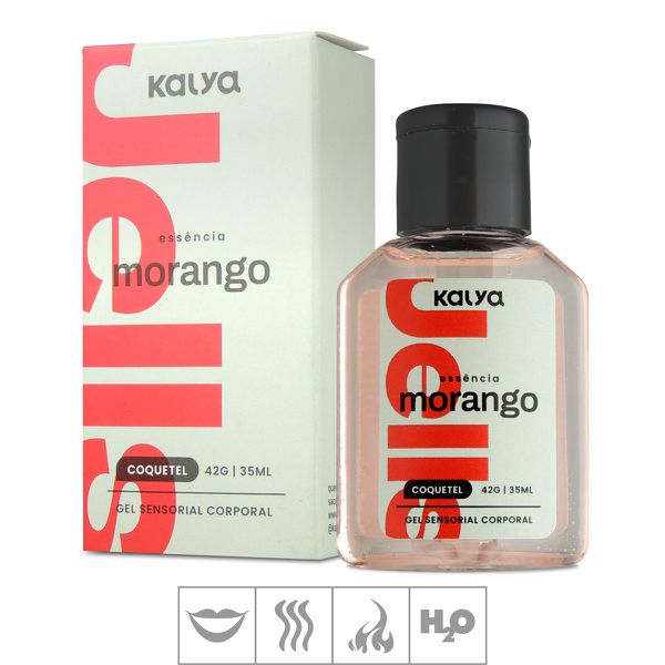 *Gel Comestível Jells Hot 30ml - (ST106) - Coquetel Morango