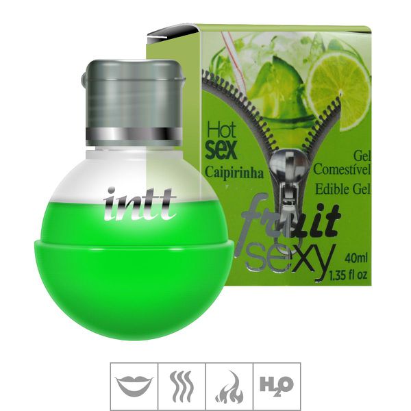 *PROMO - Gel Comestível Hot Fruit Sexy 40ml Validade 07/25 (ST138) - Caipirinha