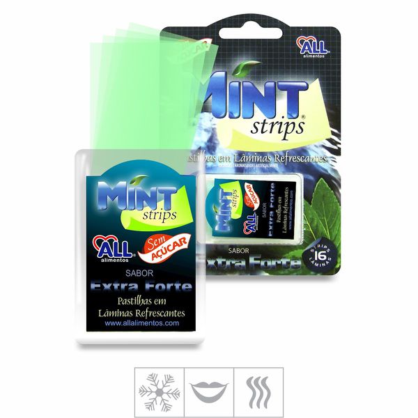 *Lâmina Bucal Mint Strips (ST151) - Extra-Forte