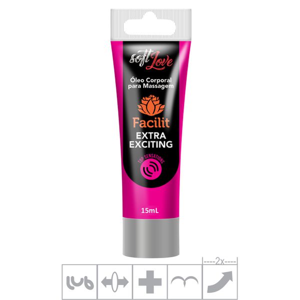 **Gel Para Sexo Anal Facilit Bisnaga 15ml (ST408) - Extra Exciting