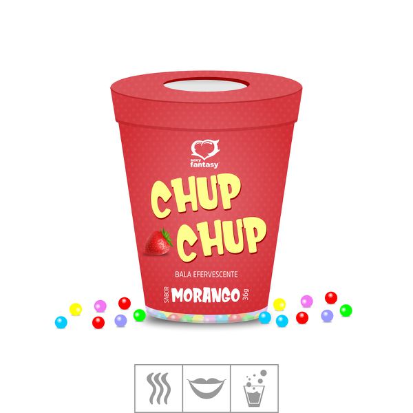 *Bala Efervescente Chup Chup 36g (ST589) - Morango