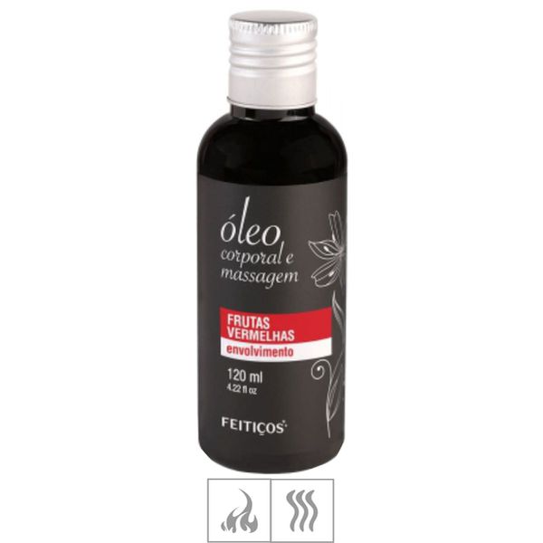 Óleo Corporal Para Massagem Feitiços 120ml (ST953) - Frutas Vermelhas