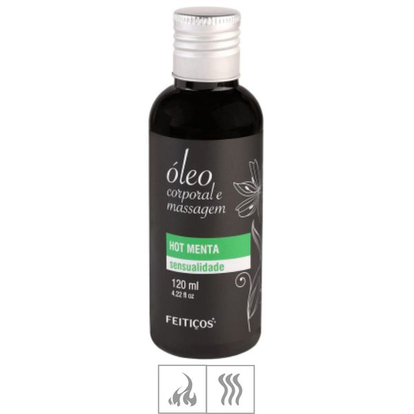 Óleo Corporal Para Massagem Feitiços 120ml (ST953) - Hot Menta
