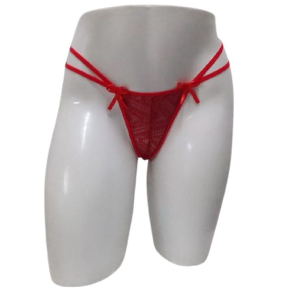 Calcinha Com 2 Alça 50 Tons (TO033) - Vermelho