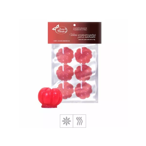 Velas Decorativas 6un (VL09-ST146). - Formato Pitanga