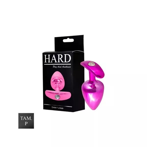 Plug Metálico P Anatômico (HA138) - Lilás