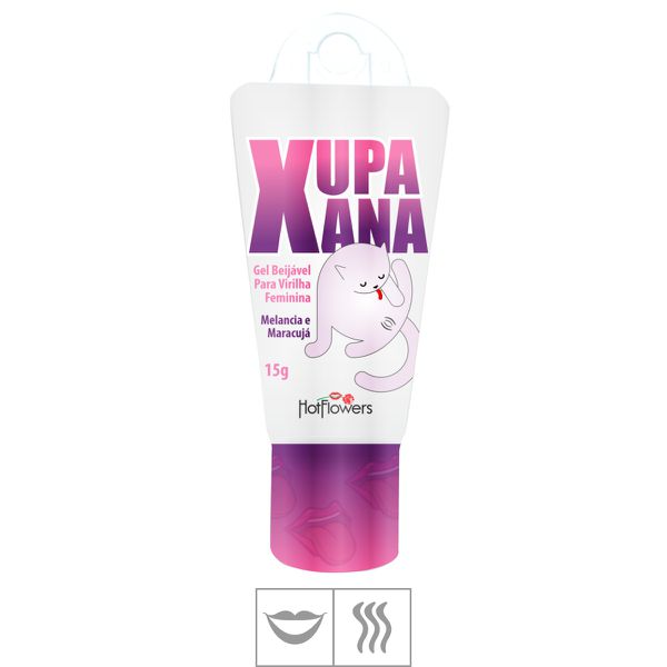 Gel Comestível Xupa Xana Hot Flowers 15g (HC795) - Melancia e Maracujá