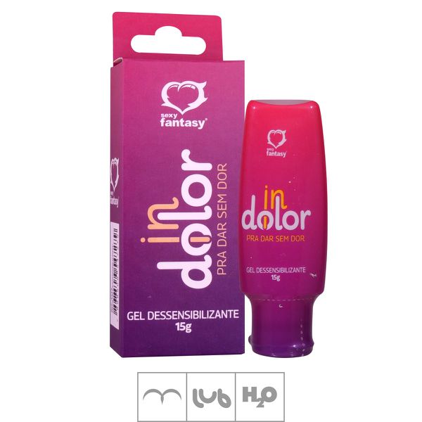 Gel Para Sexo Anal InDolor 15g (SF4215) - Padrão