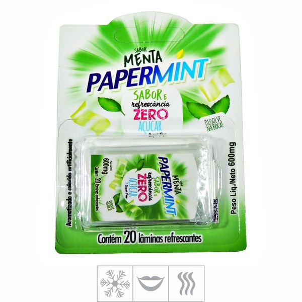 *PROMO - Lâmina Bucal Zero Açúcar Papermint Validade 04/23 (ST514) - Menta