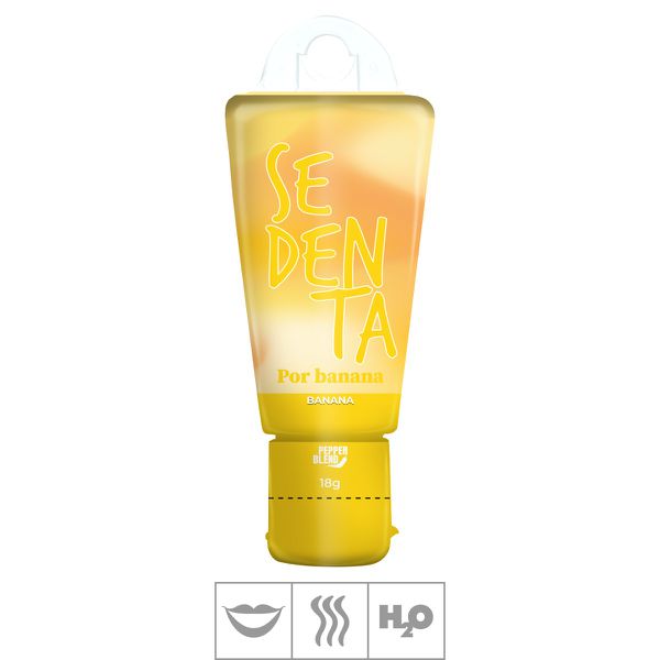 Gel Comestível Com Gliter Sedenta 18g (ST880) - Banana 