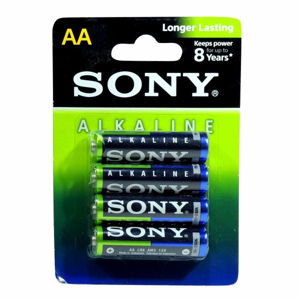 *Pilha Pequena AA Alcalina 4un Sony (17267).. - Padrão