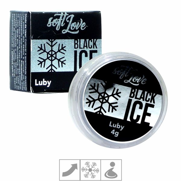 **Excitante Unissex Black Ice Luby 4g - (17272) - Padrão