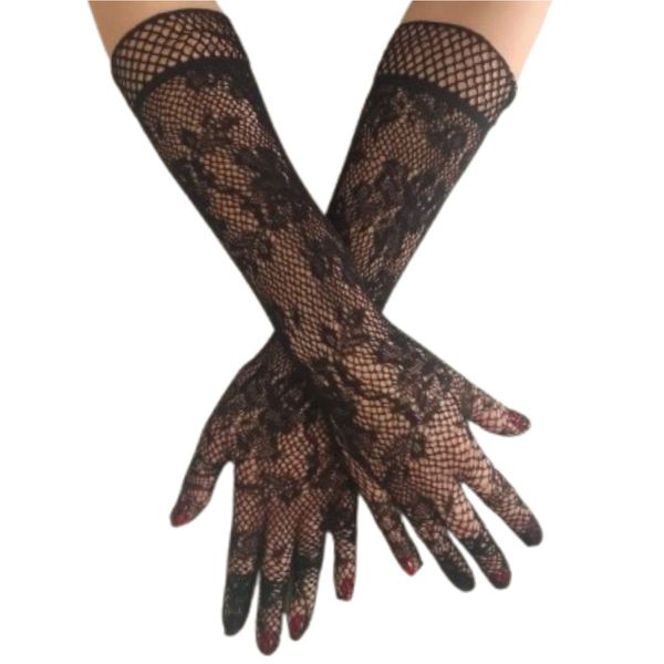 Luva Arrastão Trabalhada (ST985-17904) - Preto