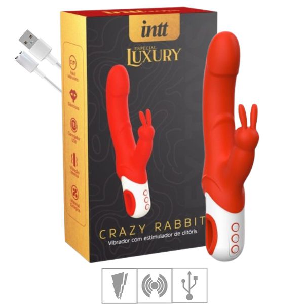 Vibrador Intt Ponto G Luxury Crazy Rabbit (17933) - Vermelho