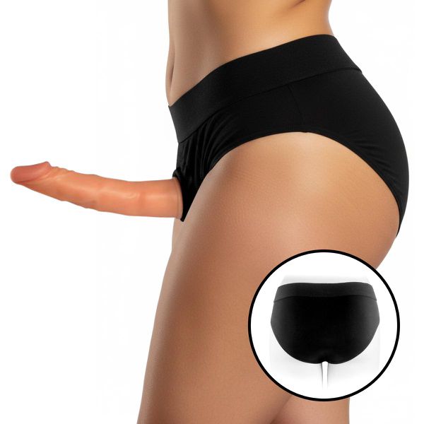 Cinta Peniana Formato de Cueca Com Pênis SI -(9394) - Preta