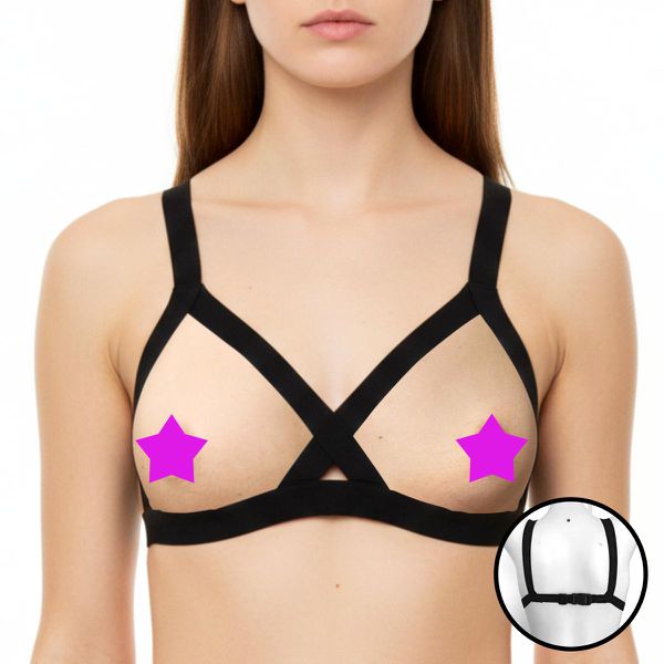 Harness Soutien GS Acessórios (GS1091) - Preto