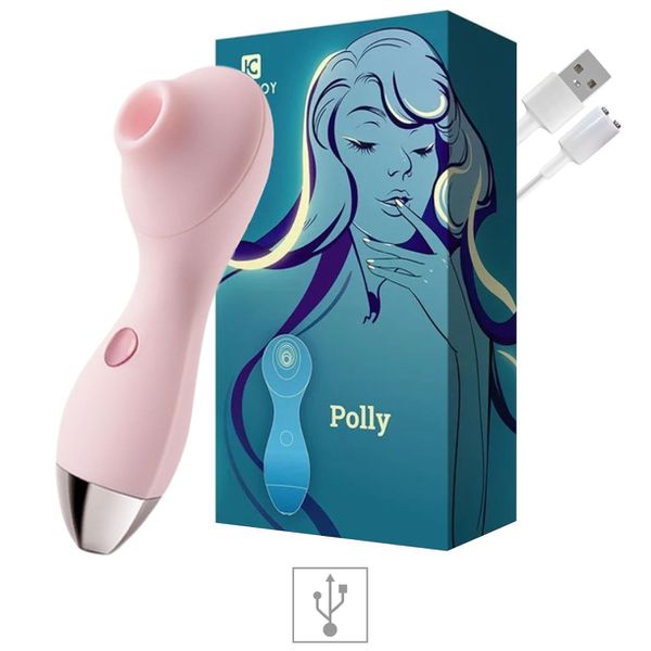 Vibrador Com Pulsação Polly (KT005-6653) - Rosa Bebê
