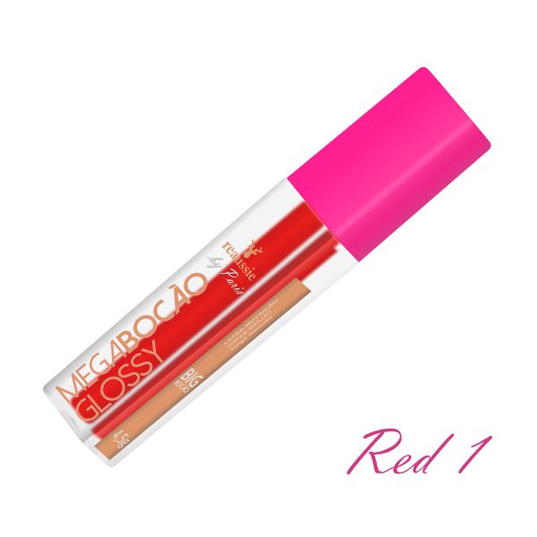 *Batom Líquido Matte Megabocão (SL455) - Red 