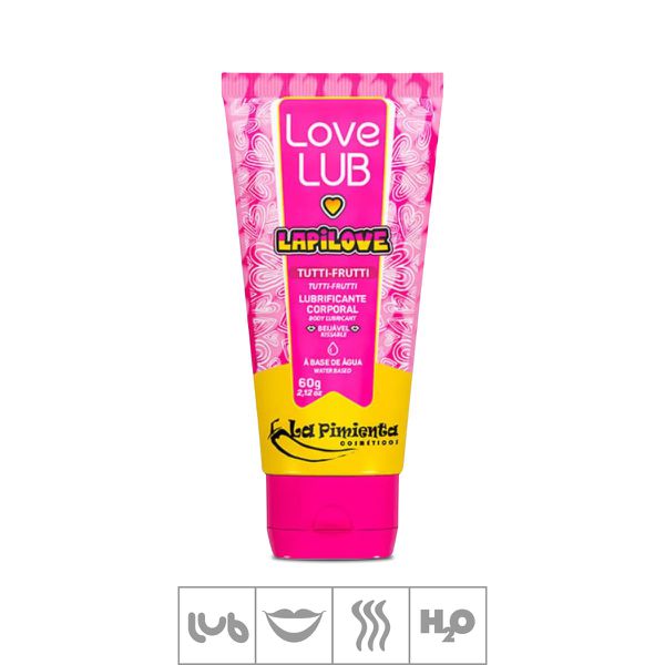 Lubrificante Beijável Love Lub Lapilove 60g (ST108) - Tutti-Frutti