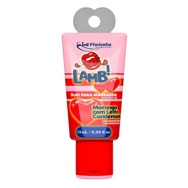 Óleo Beijável Lamb! 15ml (ST109) - Morango C/ Leite Con
