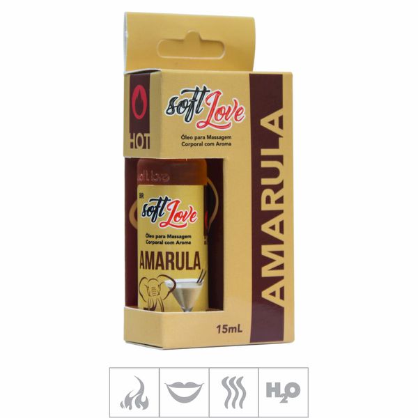 **PROMO - Gel Comestível Soft Love Hot 15ml 01/2023 (ST114) - Amarula