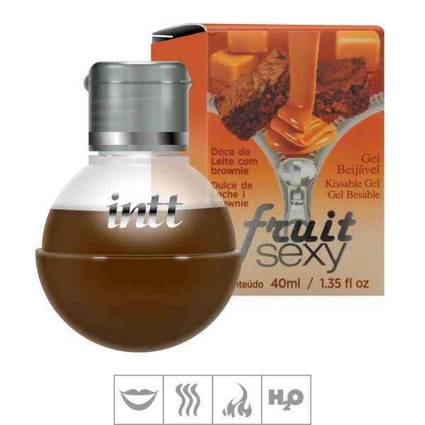 *PROMO - Gel Comestível Hot Fruit Sexy 40ml Validade 07/25 (ST138) - Doce de Leite