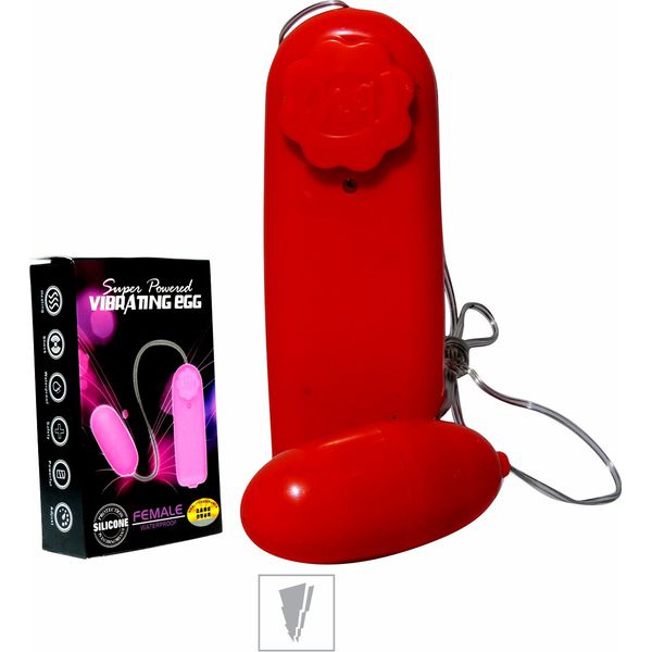 **Ovo Vibratório Bullet Vibrating Egg (ST565) - Vermelho