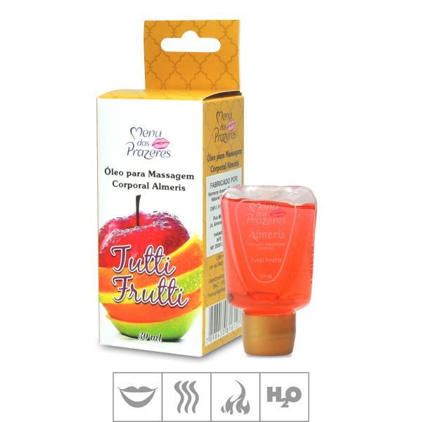 *PROMO - Gel Para Sexo Oral Almeris 30ml Validade 02/25 (ST650) - Tutti-Frutti
