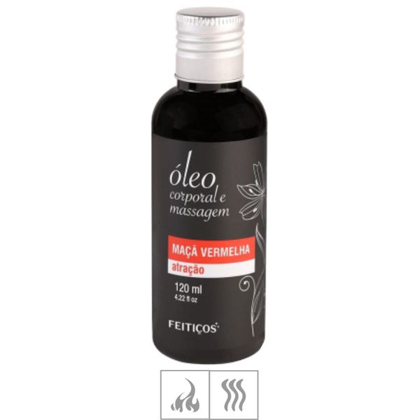 Óleo Corporal Para Massagem Feitiços 120ml (ST953) - Maça Vermelha