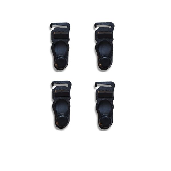 Presilha Para Meia 4un (ST977) - Preto