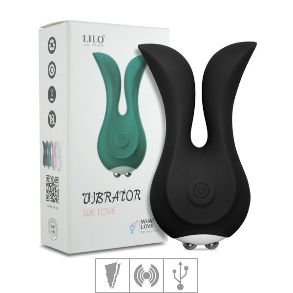Vibrador Recarregável We Love VP (VB091A) . - Preto