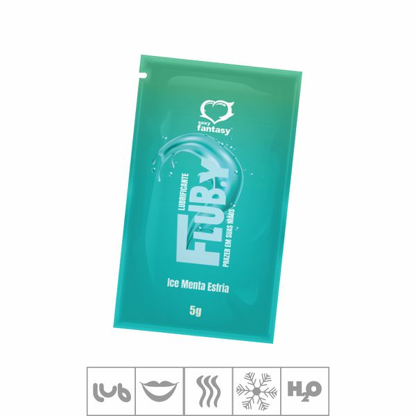 **Lubrificante Beijável Ice Flub.y Sachê 5g (SF4017-ST904) - Ice Menta
