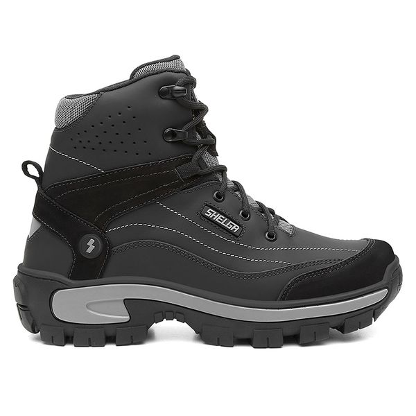 Bota Patagônia Cano Médio Biqueira PVC | Preto