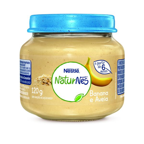 Papinha Nestlé Naturnes Banana e Aveia 120g