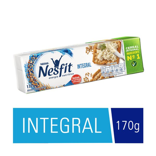 Biscoito Nesfit Salgado Integral 170g