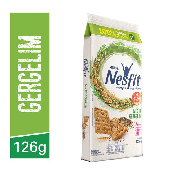 Biscoito Nesfit Mix De Gergelim Multipack 126g