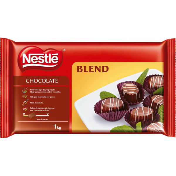Chocolate Para Cobertura Nestlé Blend 1kg