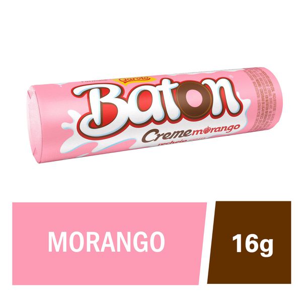 Chocolate Baton Recheado Morango 16g
