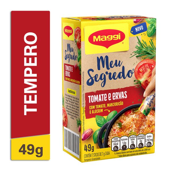 Tempero Tomate e Ervas Maggi Meu Segredo 49g