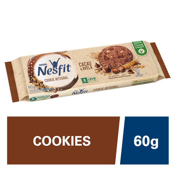 Cookie Nesfit Cacau & Avelã 60g
