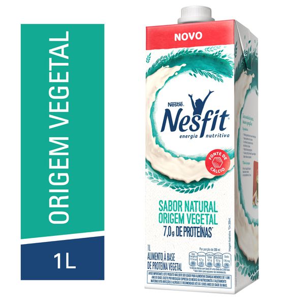 Bebida à Base De Proteína Vegetal Natural Nesfit 1l