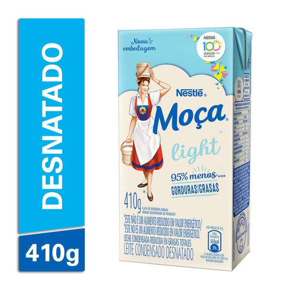 Leite Condensado Moça Light 410g